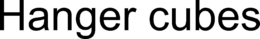HANGER CUBES trademark
