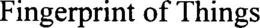 FINGERPRINT OF THINGS trademark