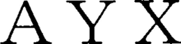 A Y X trademark