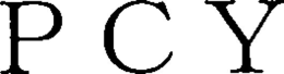 P C Y trademark