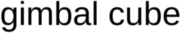 GIMBAL CUBE trademark