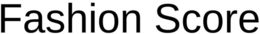 FASHION SCORE trademark