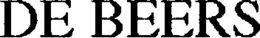 DE BEERS trademark
