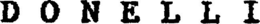 DONELLI trademark