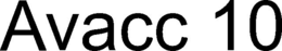 AVACC 10 trademark