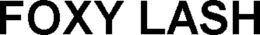 FOXY LASH trademark