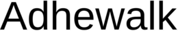 ADHEWALK trademark