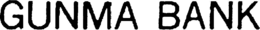 GUNMA BANK trademark