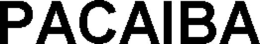 PACAIBA trademark