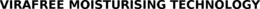 VIRAFREE MOISTURISING TECHNOLOGY trademark