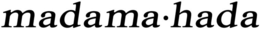 MADAMA.HADA trademark