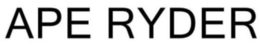 APE RYDER trademark