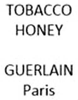 TOBACCO HONEY GUERLAIN PARIS trademark