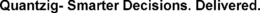 QUANTZIG- SMARTER DECISIONS. DELIVERED. trademark