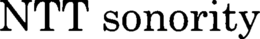 NTT SONORITY trademark