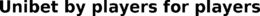 UNIBET BY PLAYERS FOR PLAYERS trademark