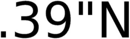 .39"N trademark