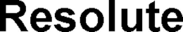RESOLUTE trademark