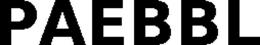 PAEBBL trademark