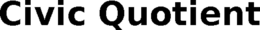 CIVIC QUOTIENT trademark