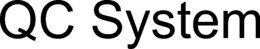 QC SYSTEM trademark