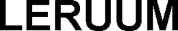 LERUUM trademark