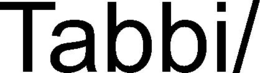TABBI/ trademark