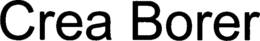 CREA BORER trademark
