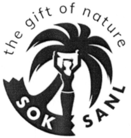 THE GIFT OF NATURE SOK SANL trademark