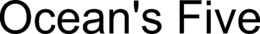 OCEAN'S FIVE trademark