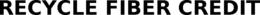 RECYCLE FIBER CREDIT trademark