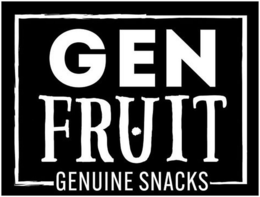 GEN FRUIT GENUINE SNACKS trademark