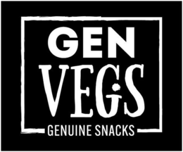 GEN VEGS GENUINE SNACKS trademark