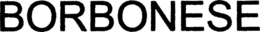 BORBONESE trademark