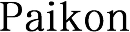 PAIKON trademark