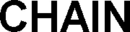 CHAIN trademark