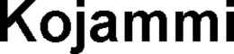 KOJAMMI trademark
