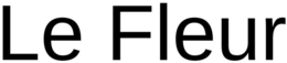 LE FLEUR trademark