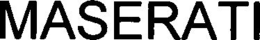 MASERATI trademark
