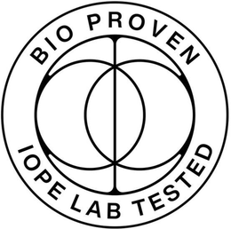 BIO PROVEN IOPE LAB TESTED trademark