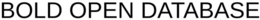 BOLD OPEN DATABASE trademark