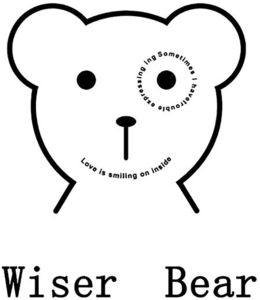 WISER BEAR LOVE IS SMILING ON INSIDE I HAVE TROUBLE EXPRESSING ING SOMETIMES trademark