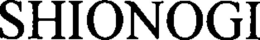 SHIONOGI trademark