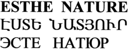 ESTHE NATURE trademark