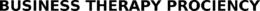 BUSINESS THERAPY PROCIENCY trademark