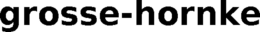 GROSSE-HORNKE trademark