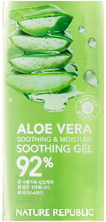 ALOE VERA SOOTHING & MOISTURE SOOTHING GEL 92% NATURE REPUBLIC trademark