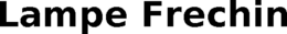 LAMPE FRECHIN trademark