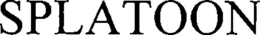 SPLATOON trademark
