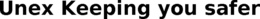 UNEX KEEPING YOU SAFER trademark
